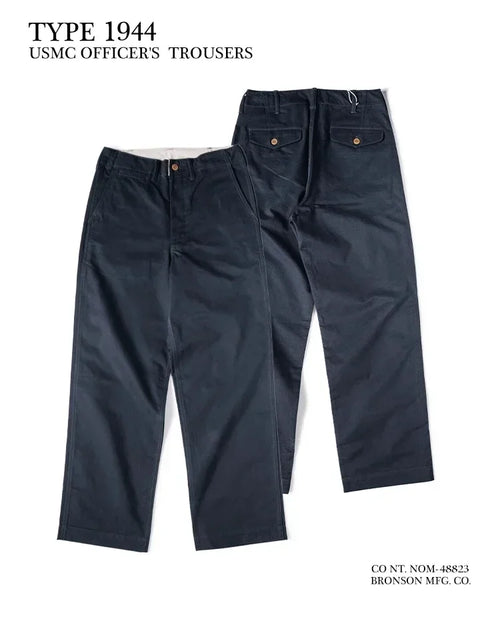 Bronson 1944 Officer's Chino 11oz Cotton Twill High Waist Straight Leg