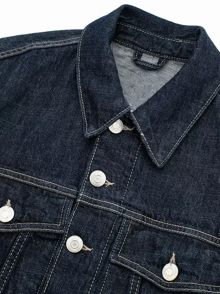 Willshela Women Fashion With Pockets Denim Blue Single Breasted