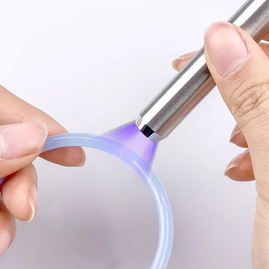 20g/30g/50g UV Epoxy Resin Glue DIY Jewelry Making High Transparency Fast Drying High Hardness Glue UV Lamp DIY Craft Decor
