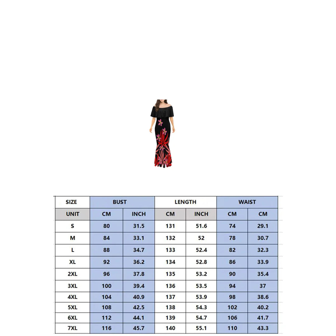 New Design Layer Ruffle Off Shoulder Long Bodycon Fishtail Evening Dresses Women Elegant Frill Trumpet Mermaid Dress Gowns
