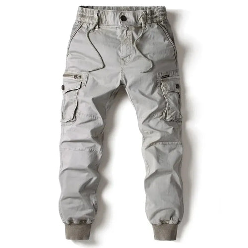 Cargo Pants Men Jogging Casual Pants Cotton Full Length Tactical