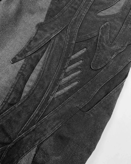 Black Ripped Y2k Baggy Jeans Harajuku Hip Hop High Waist Denim Pants