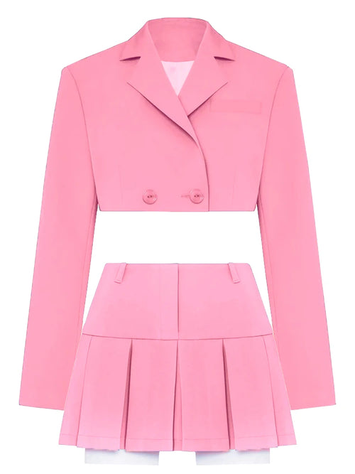 Taruxy Green New Blazers For Women Cropped Coats Jacket Summer Casual