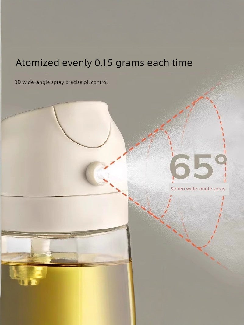 Glass Spray Oil Bottle Jar Spray Dual-Use Air Fryer Kitchen For Home Spray Oil Dispenser Oil Tank Seasoning Edible