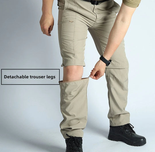 Men's Hiking Pants Convertible Zip Off Lightweight Waterproof Quick Dry Outdoor Fishing Travel Safari Camping Detachable Trouser