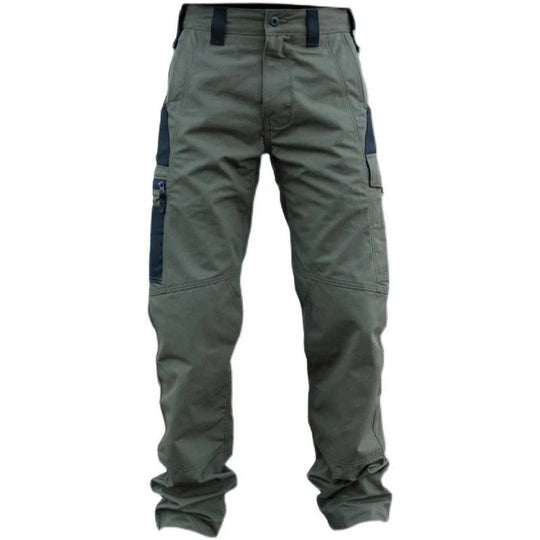 Wear Resistant Work Pant Man Multi-pocket Straight Cargo Trousers
