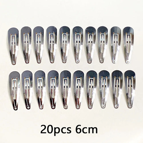 10/20/30pcs/set Women Silver Gold Black Waterdrop Shape Basic Alloy
