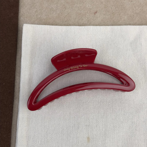 French Red Collection! Large Grip Letters Gold Label Back Head Updo