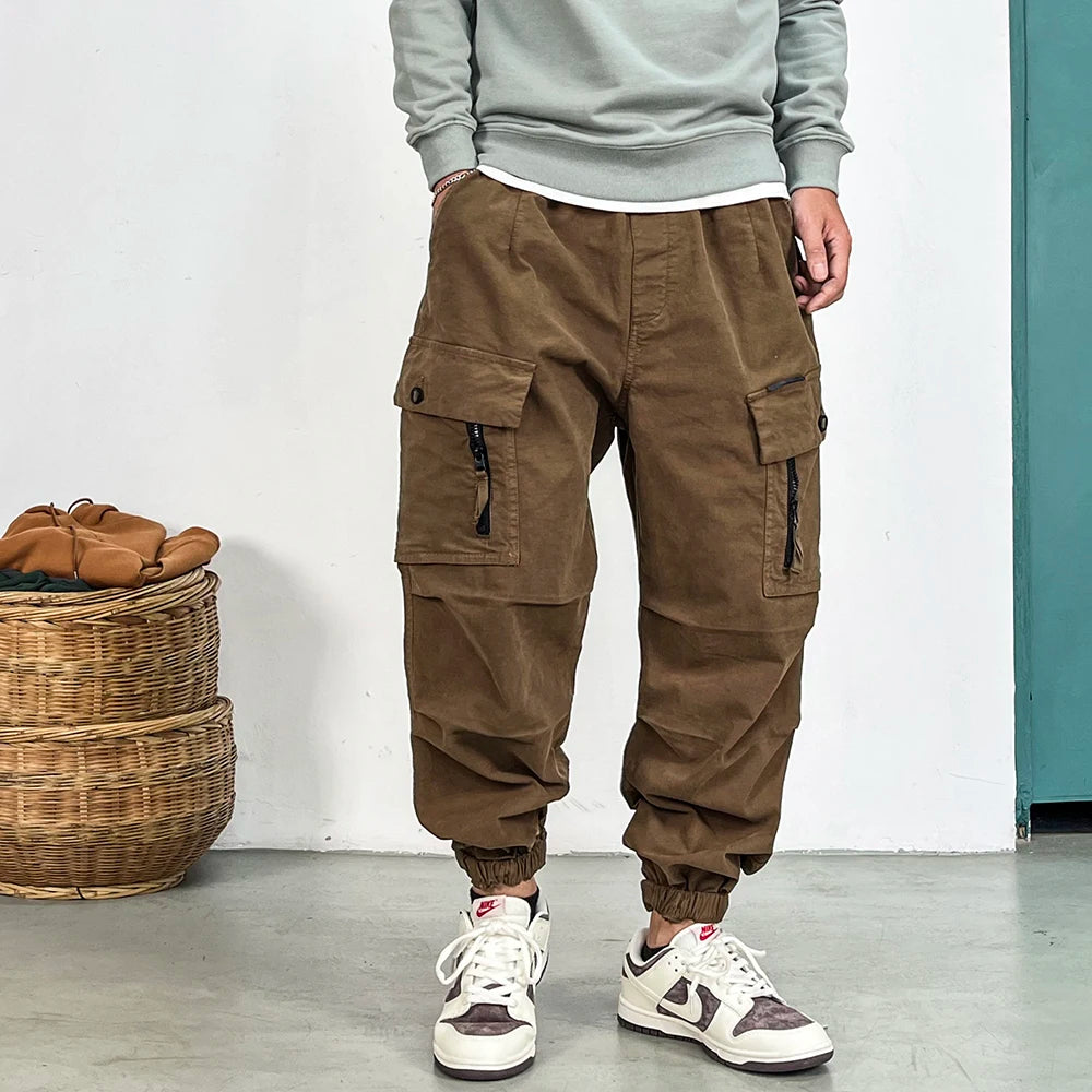High Quality Loose Tactical Cargo Pants For Men Clothing Harajuku