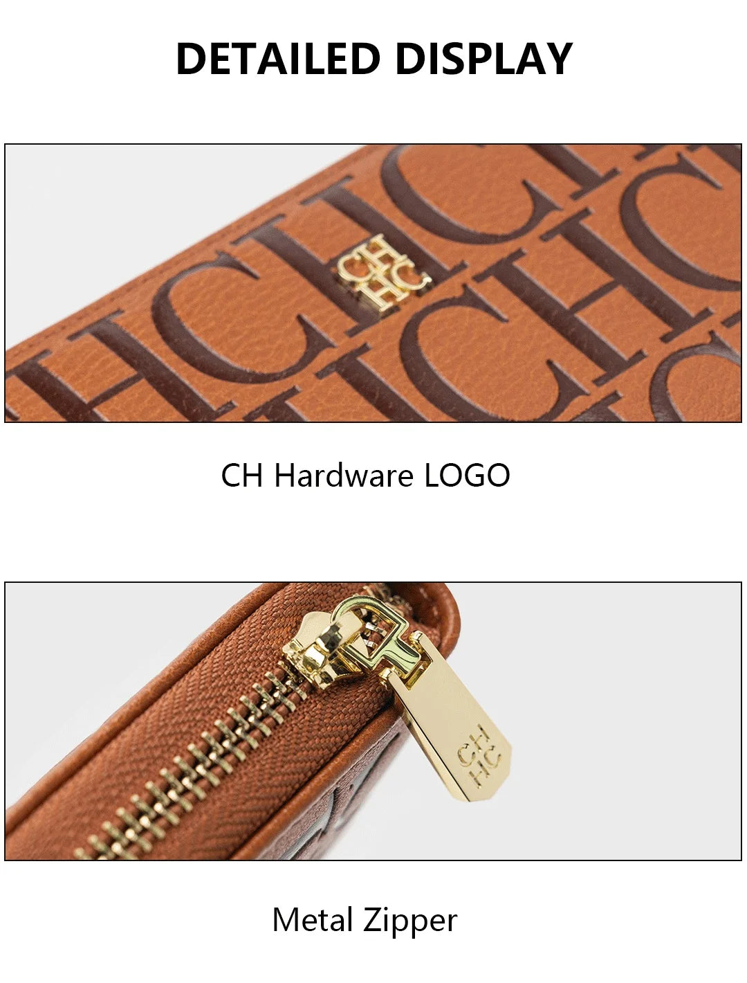 CH Niche Light Luxury Brand Wallet High Quality Exquisite Compact Women's Wallet Elegant Convenient With Fashion