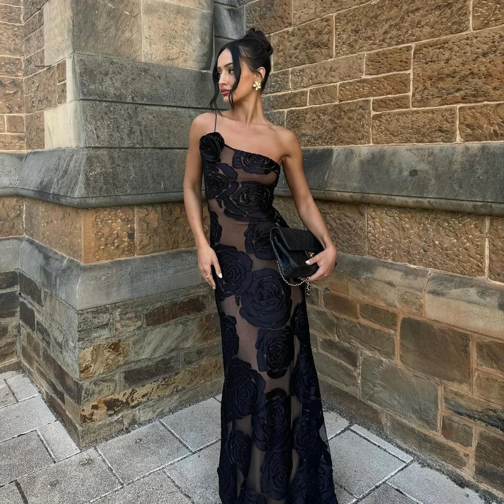 Oligai Birthday Dress for Women 2024 One Shoulder Elegant Dress Sexy