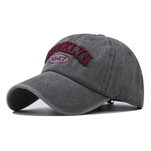 New Brooklyn Cotton Embroidered Baseball Hat Men'S And Women'S Hat