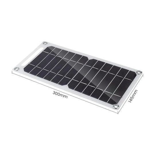 USB 5V Solar Panel   System with Camping Charging for Power Banks and