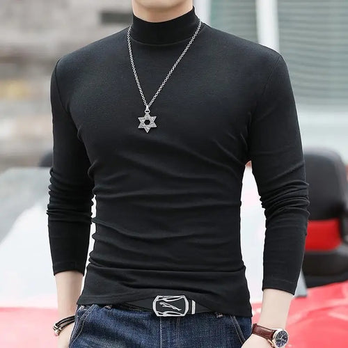 Korean Clothing Blouse Oversize Golf Wear Casual Full Cotton Men's