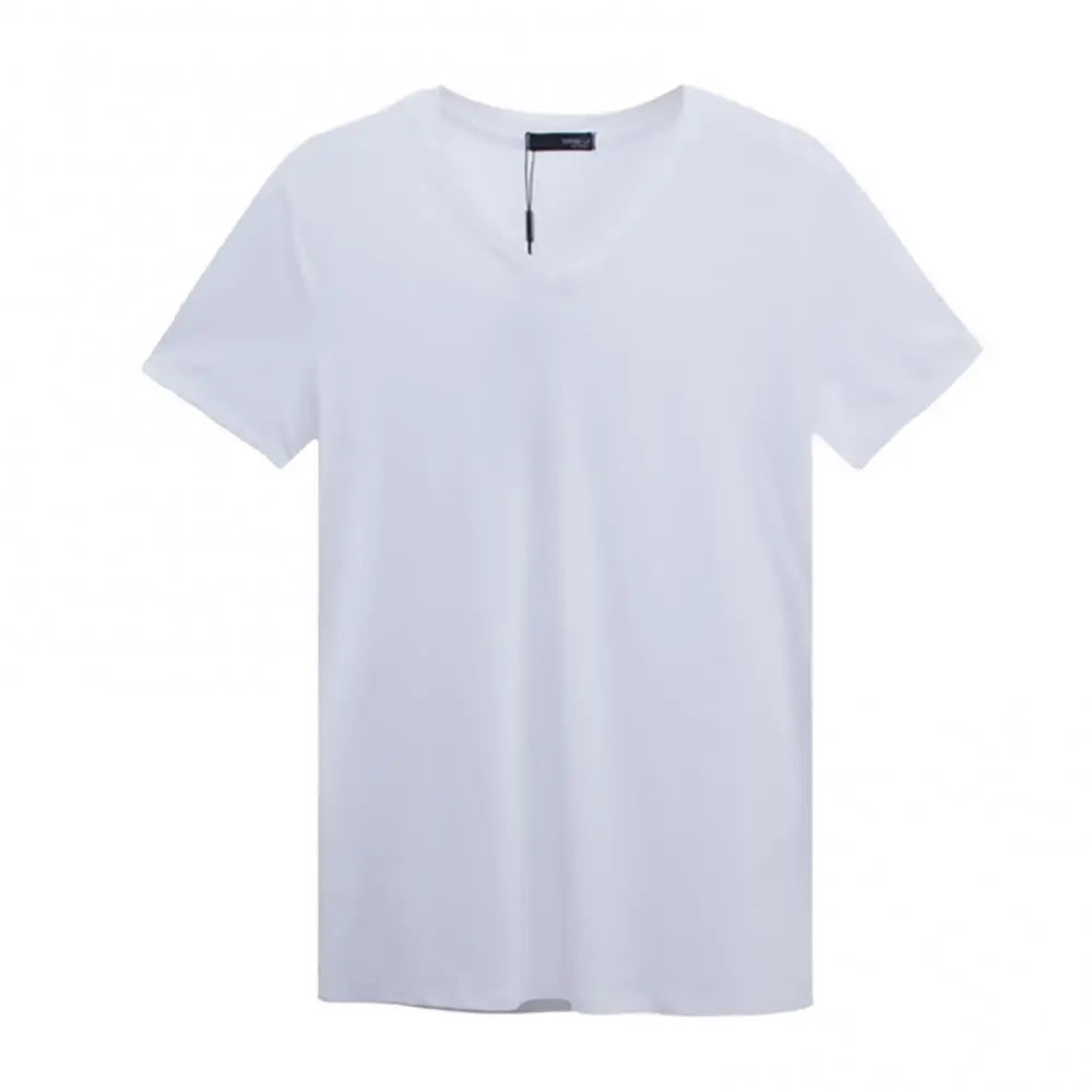 New Men T Shirt Fitness V neck Man T-shirt For Male Clothing