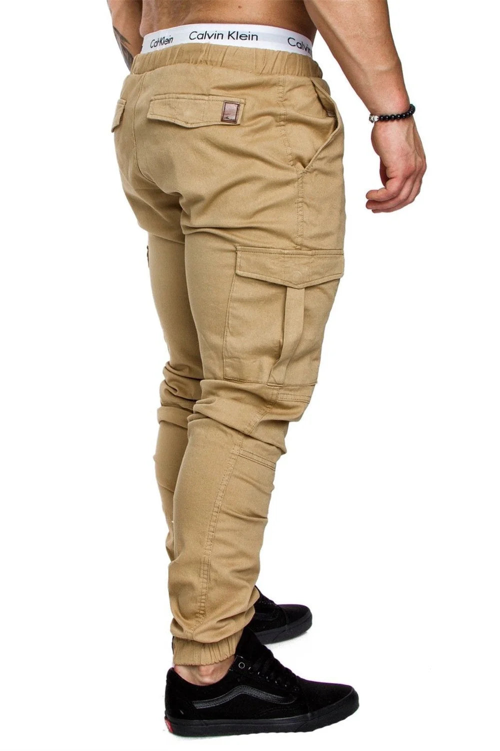 S-5XL New Men's Cargo Pants Tooling Multi Pocket Trousers Woven Fabric