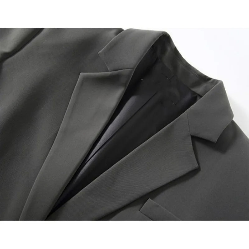 Solid Color Suit Commuting Jacket Female Korean Autumn Spring 2024 New