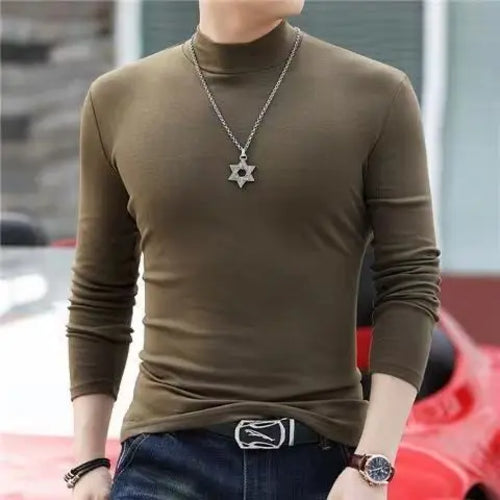 Korean Clothing Blouse Oversize Golf Wear Casual Full Cotton Men's