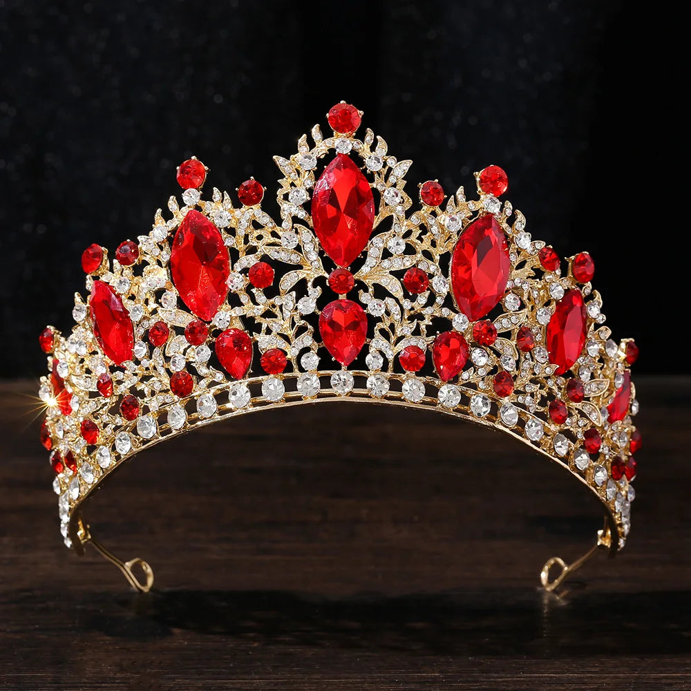 Luxury Waterdrop Crown Wedding Dr Headwear Baroque Alloy Bridal Crown Hair Accory for Women Fre out New Faion Jewelry