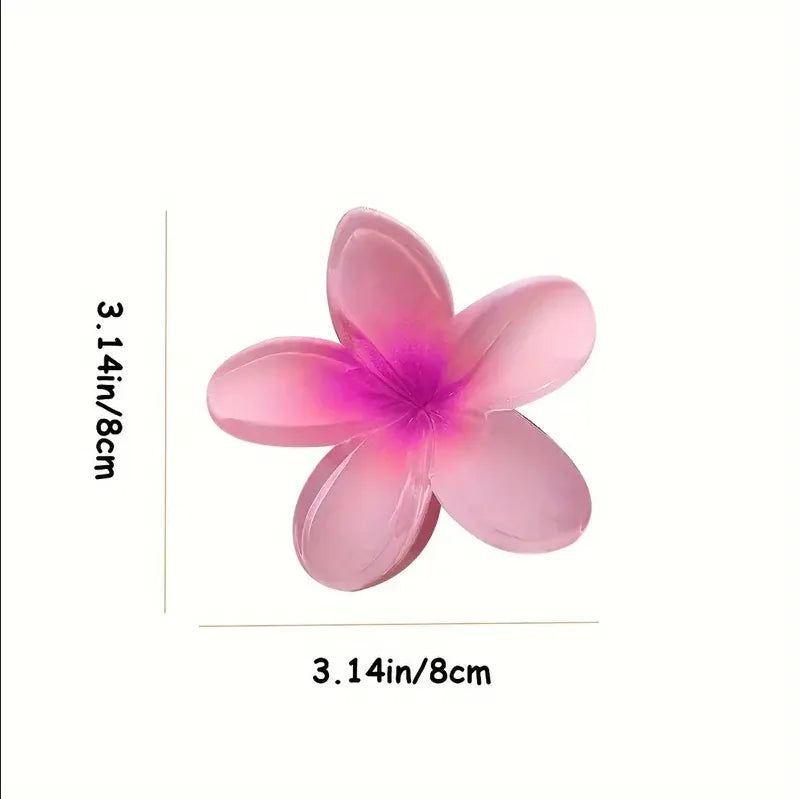 4Pcs Flower Hair Claw Clips for Women Fashion Large Hair Clips Beach