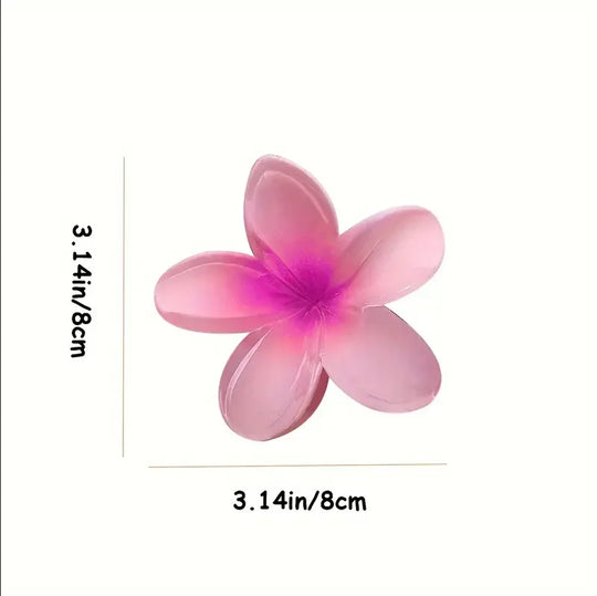 4Pcs Flower Hair Claw Clips for Women Fashion Large Hair Clips Beach