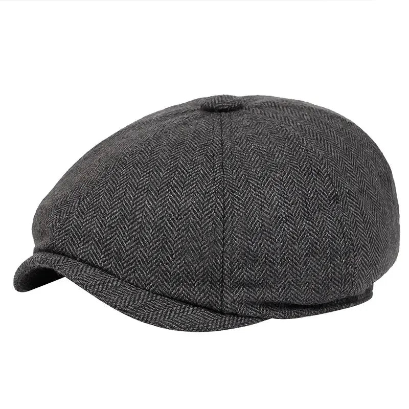 Retro Newsboy Caps Men British Painters Hats Autumn Winter Berets
