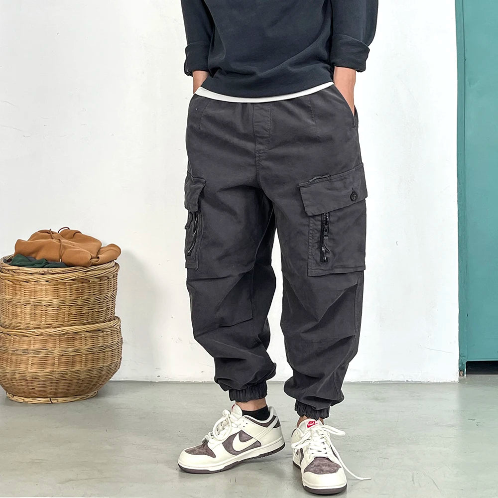 High Quality Loose Tactical Cargo Pants For Men Clothing Harajuku