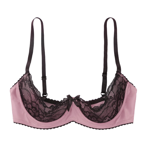 Sexy Lace Bra Women's Lingerie Underwire Half Cup Push Up Brassiere