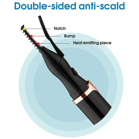 USB rechargeable eyelash curler