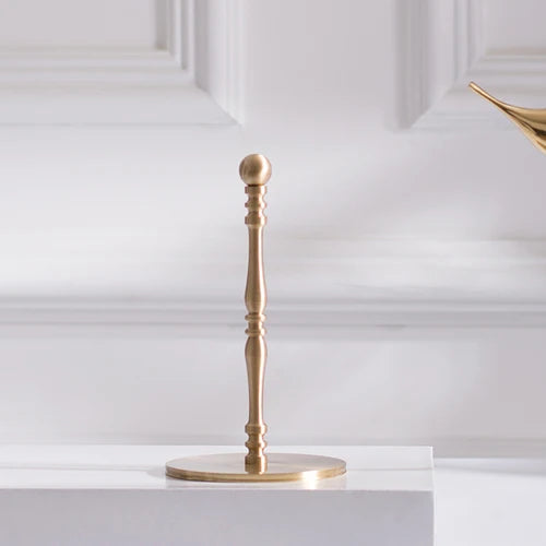 Light luxury brass paper towel holder simple kitchen roll Nordic