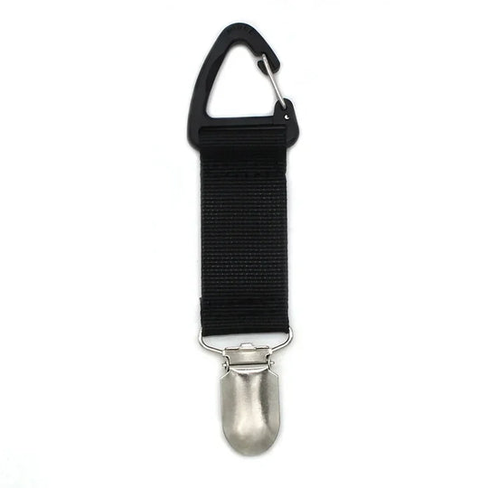 Outdoor travel straw hat clip Portable hat companion bag clip