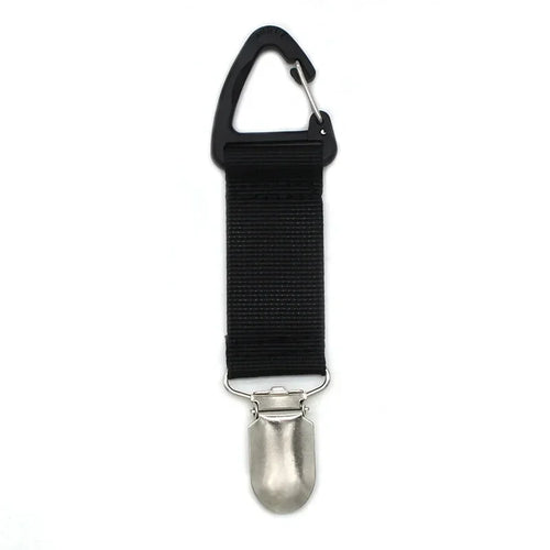Outdoor travel straw hat clip Portable hat companion bag clip