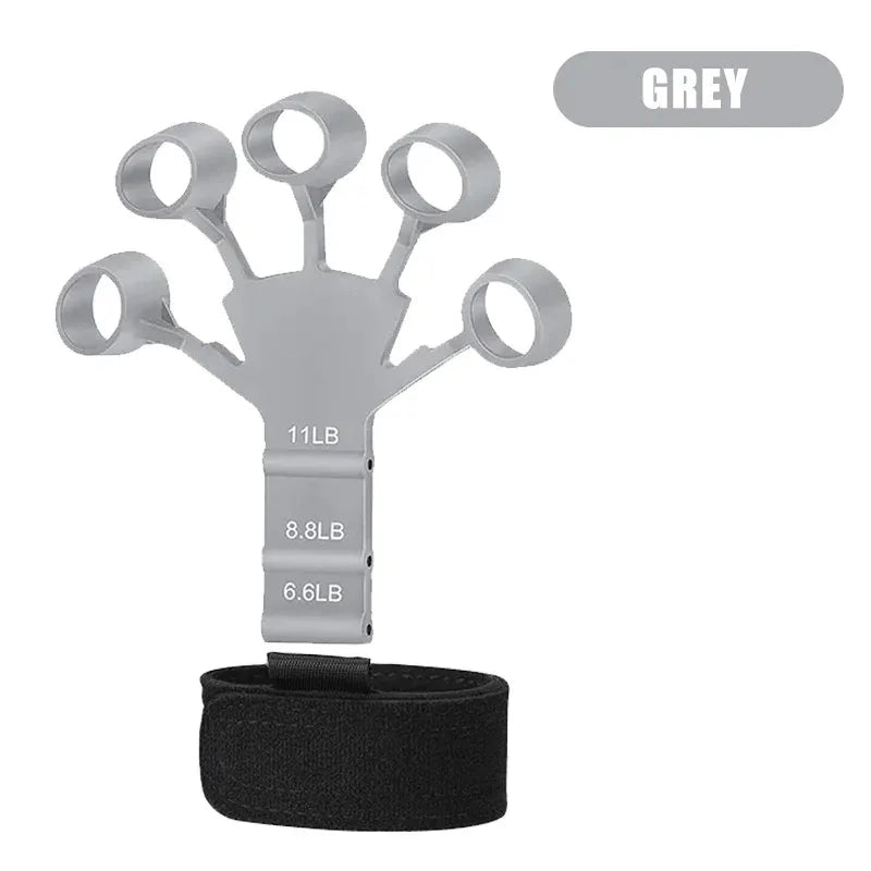 Finger Strengthener with 6 Resistant Level Grip Strength Trainer Finger Exerciser Hand Strengthener Flexion Extension Wrist