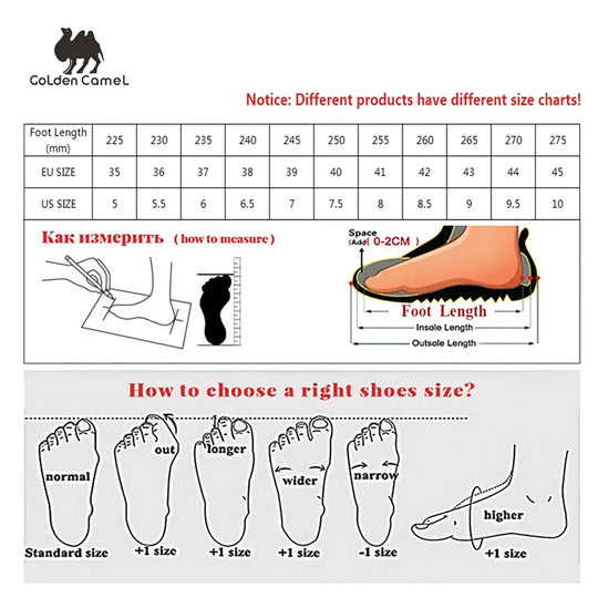 GOLDEN CAMEL Men's Sandals for Men Strap Men Shoes Hiking Walking Beach Slippers Outdoor Summer Casual Sandals Summer 2023 New