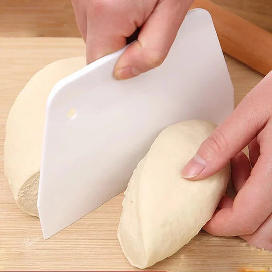 Multipurpose Dough Cutter Bowl Scraper for Bread Dough Fondant Cake