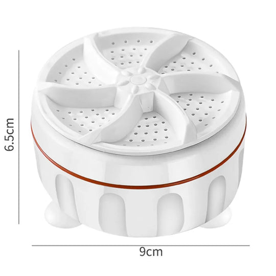 Mini Washing Machine USB Two-way Rotating Turbine Portable Washing Machine For Sock Underwear For Travel Home Business Trip