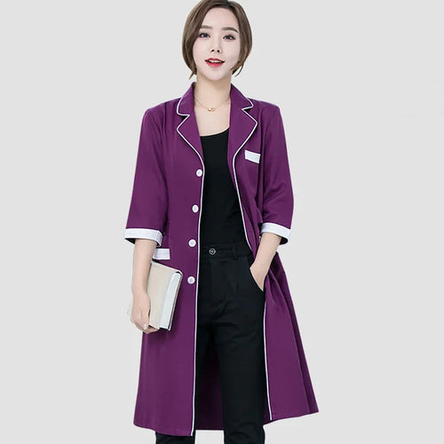 New Lab Coat High Quality Spa Uniforms Tattooist Work Clothing Scrubs