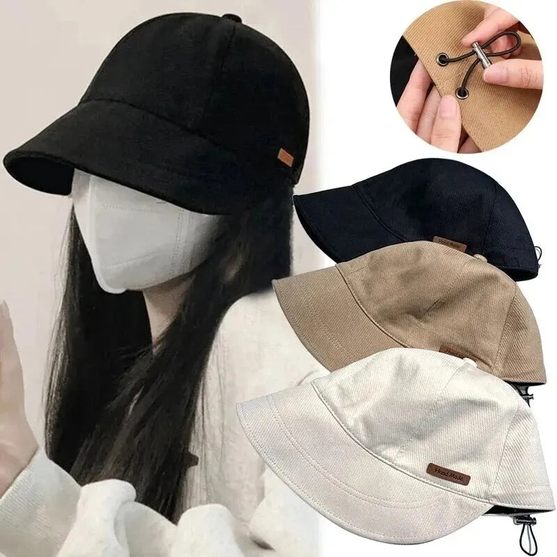 Women's Foldable Sunhat Summer Outdoor Beach Fisherman Hat Sunscreen