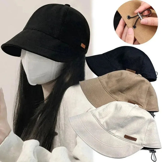Women's Foldable Sunhat Summer Outdoor Beach Fisherman Hat Sunscreen