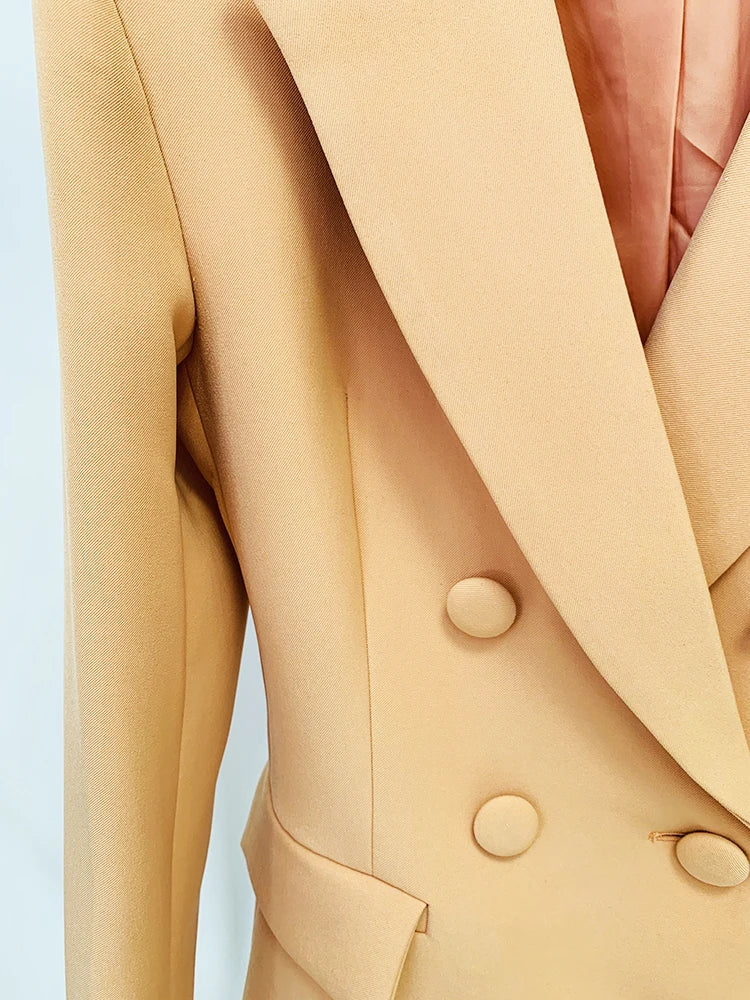 HIGH STREET Newest 2024 Designer Suit Set Women's Career Fashion