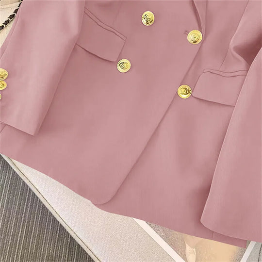 Autumn Two Piece Set For Women 2024 Casual Chic And Elegant Tops Coats