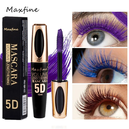 MAXIFINEST 5D Silk Fiber Eyelash Mascara, the Black Amount and Length of