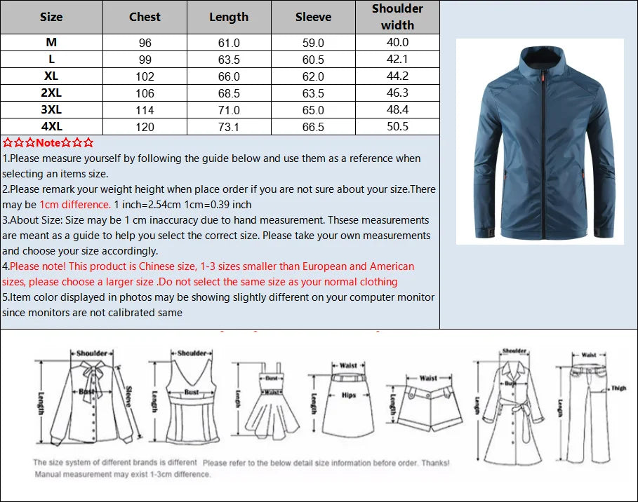 Sunscreen Coats Men's Breathable Sports Waterproof Jacket Summer UV