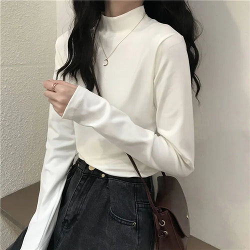 MRMT Brand New Women's Long-Sleeved T-Shirt Slimming Half