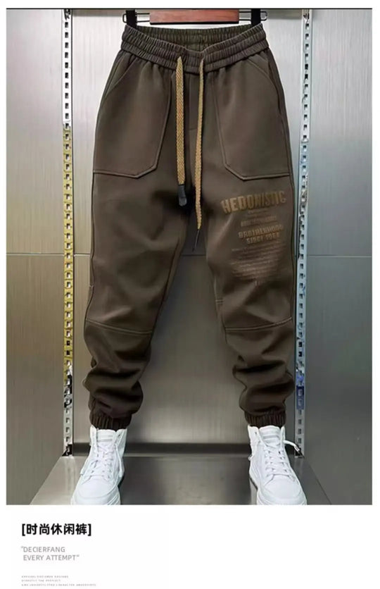 Casual Cargo Pants For Men Korean Fashion Trousers Baggy Sweatpants