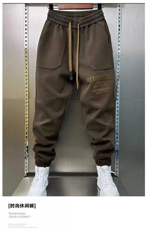 Casual Cargo Pants For Men Korean Fashion Trousers Baggy Sweatpants