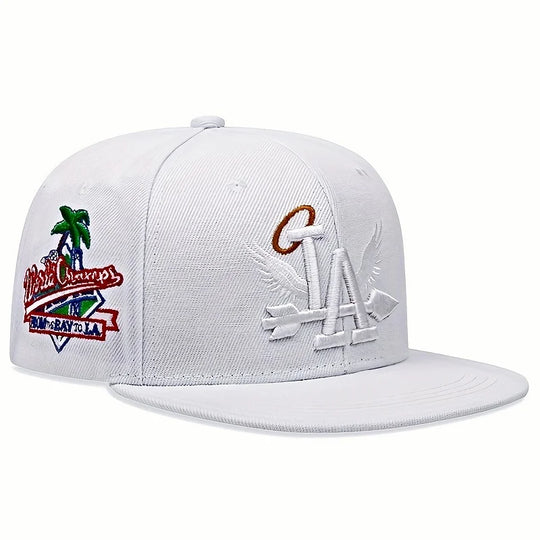 New Letter Wing Pattern Side Coconut Tree Embroidery Fashion High Quality Snapback Men's Versatile Casual Baseball Hat