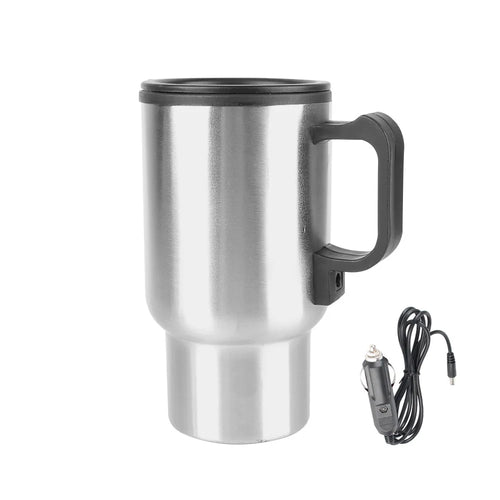 Electric Heating Car Kettle Stainless Steel Camping Travel Kettle 12V