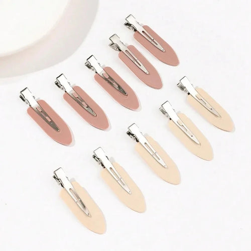 10pcs/set Women Hair Clips Side Bangs Fix FringeBarrette Makeup Tools