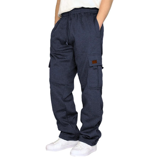 Cross-border autumn and winter hot new men's sports casual pants plus